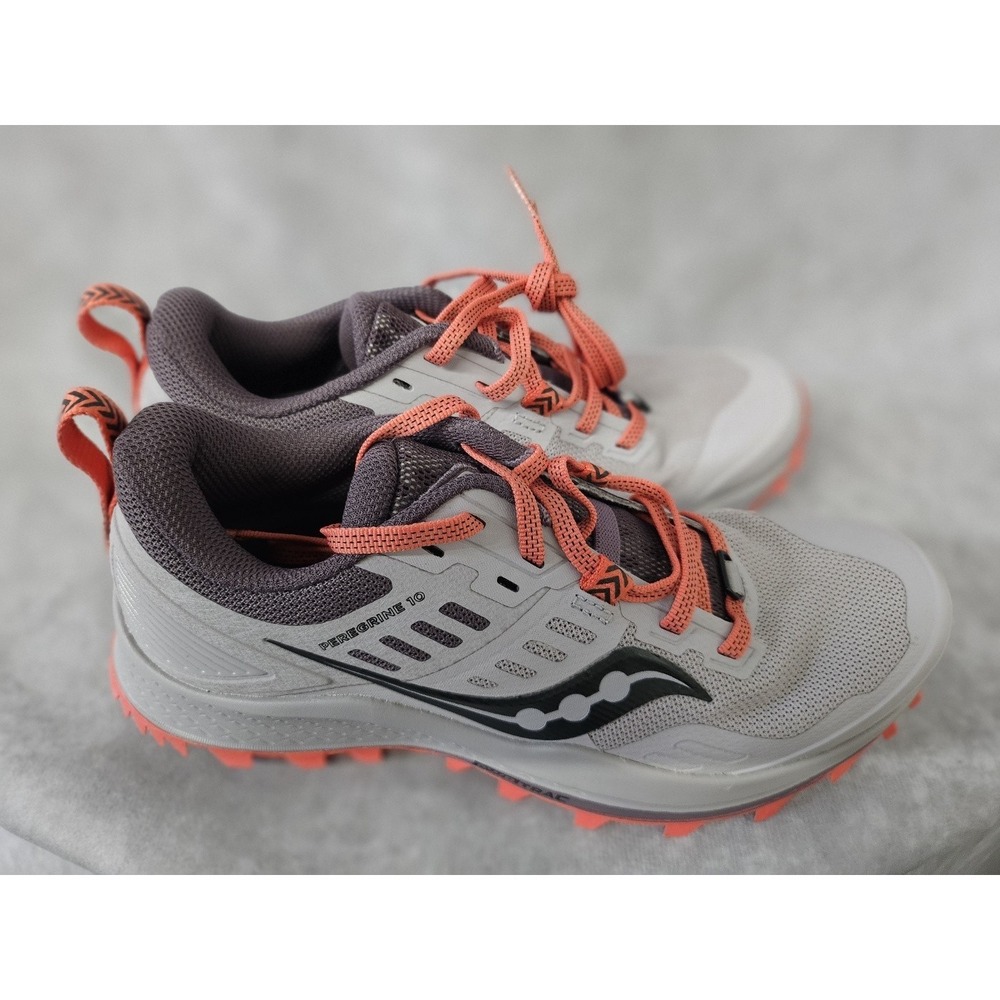 Saucony‎ Peregrine 10 – Women's Size 6 – Dusk Grey – Trail Running Shoes - Picture 2 of 5